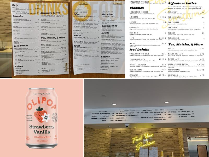 Farm Cup Coffee Menu