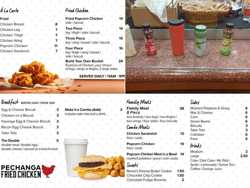 Pronto Italiano Menu