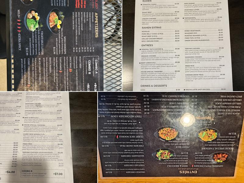 Ramen House Menu
