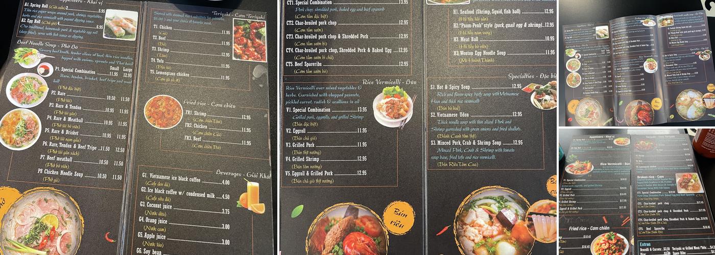 Pho Le 1 Menu