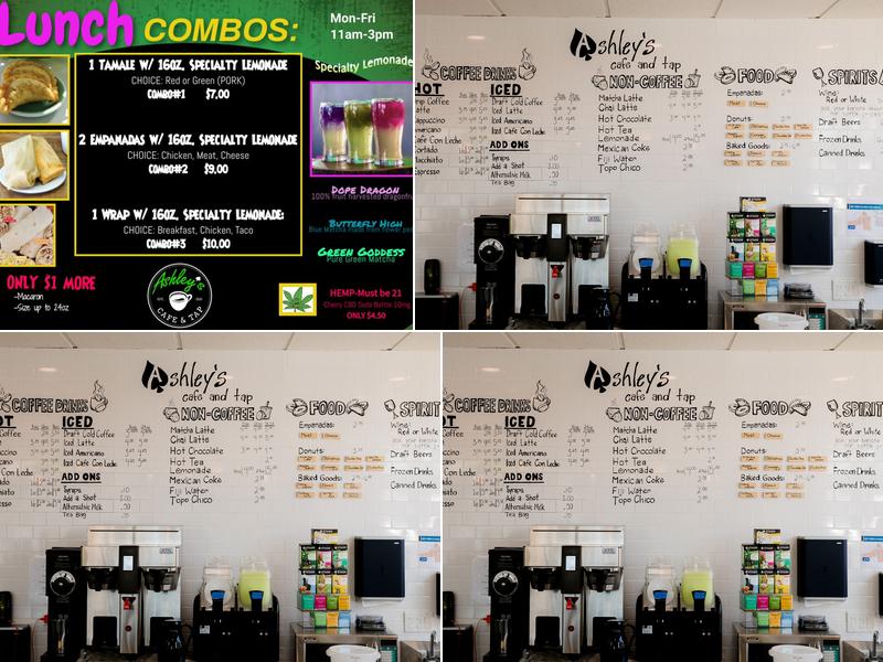 Ashley's Cafe & Tap Menu