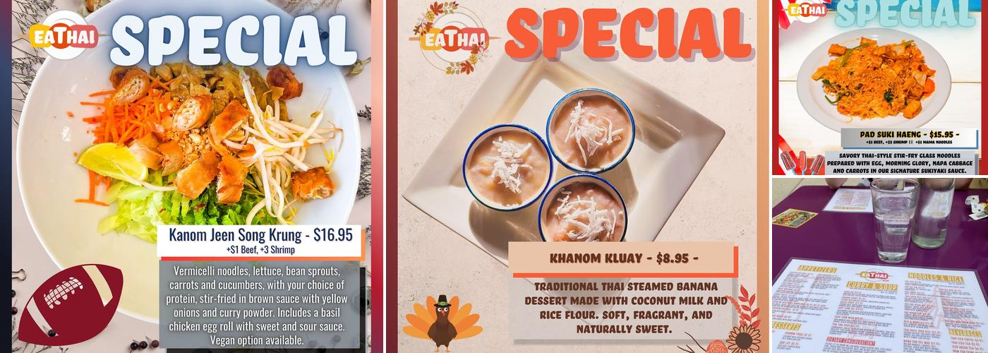EaThai Menu