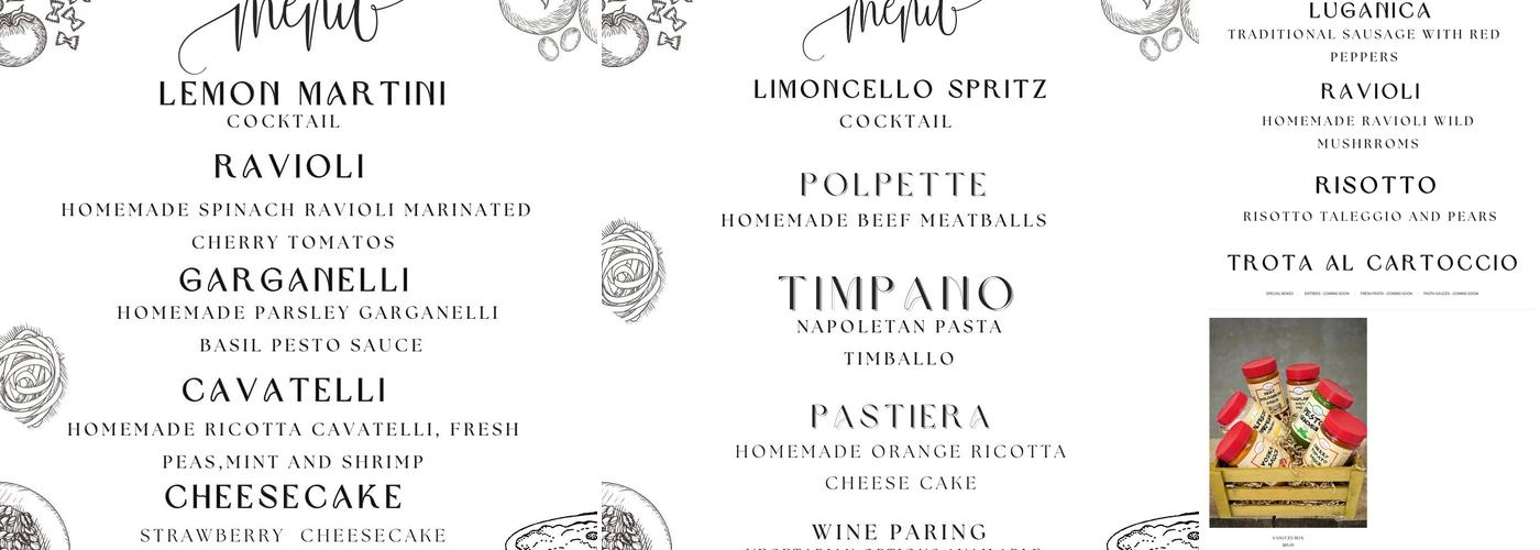 Toscana Market Menu