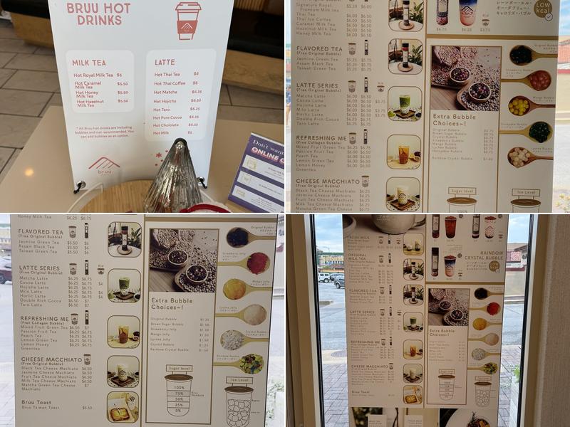 Bruú Café Menu