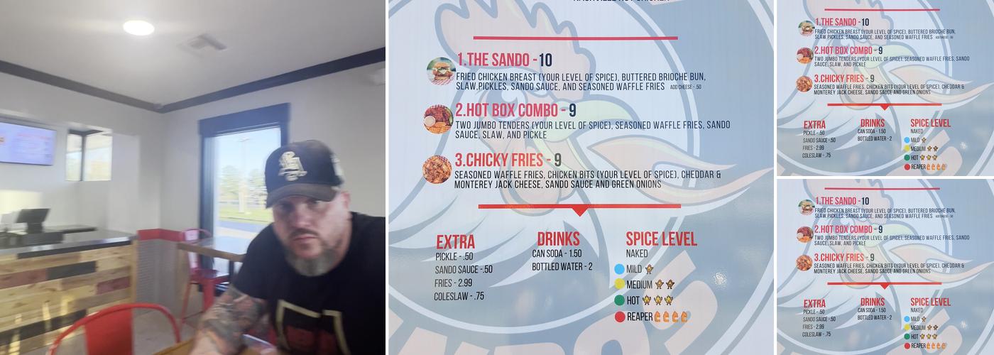 Chicky Sandos Menu