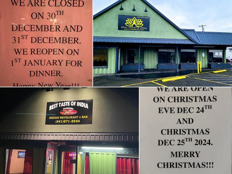 Best Taste of India Roseburg