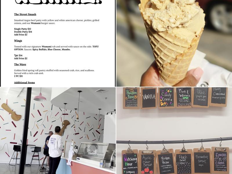 Ruby Scoops Ice Cream & Sweets Menu