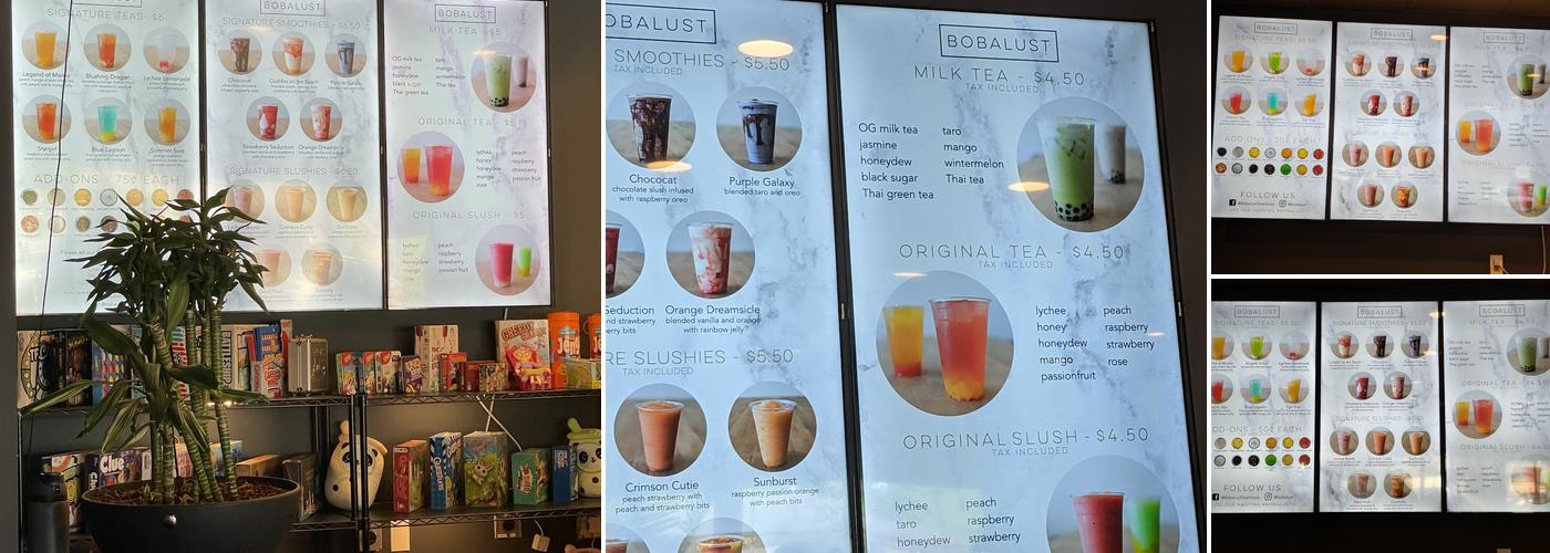 BobaLust Menu
