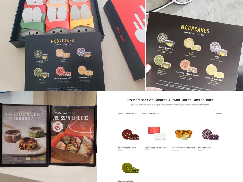 Bake Code Croissanterie Menu