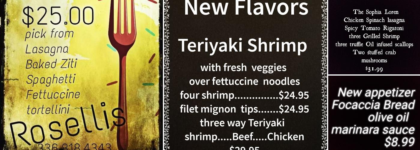 Roselli's on 10th Menu