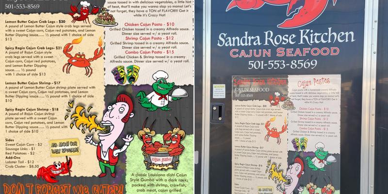 Sandra Rose Kitchen (Cajun Seafood) Menu