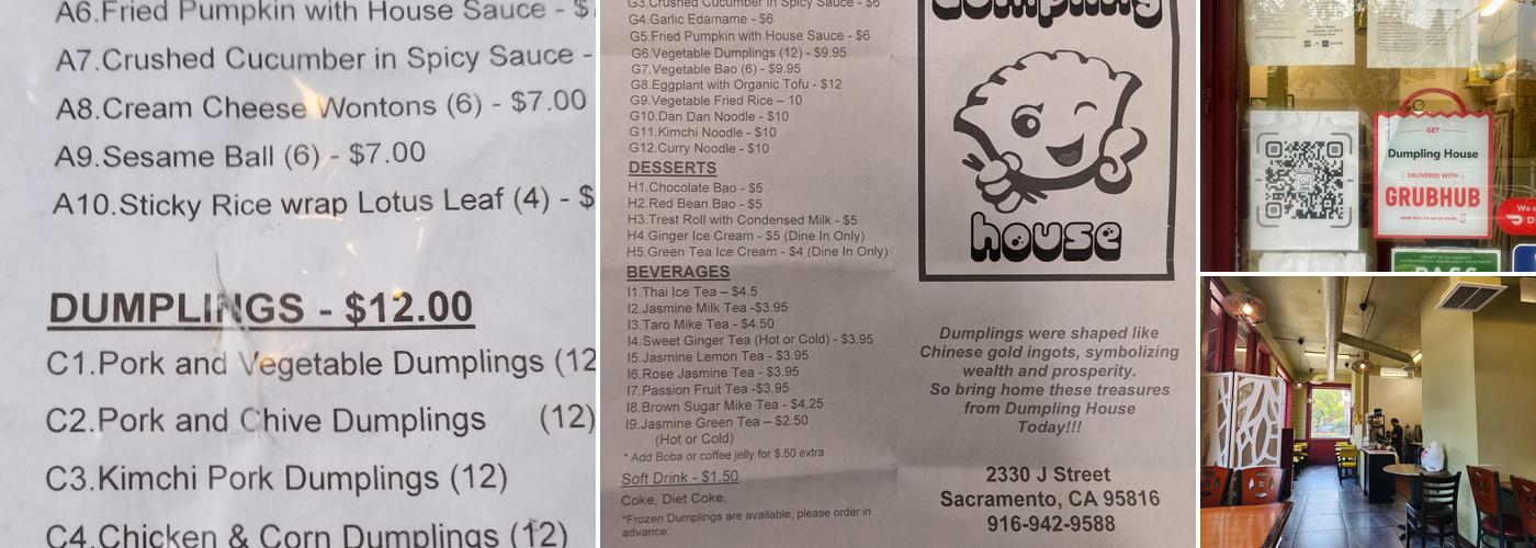 Dumpling House Menu