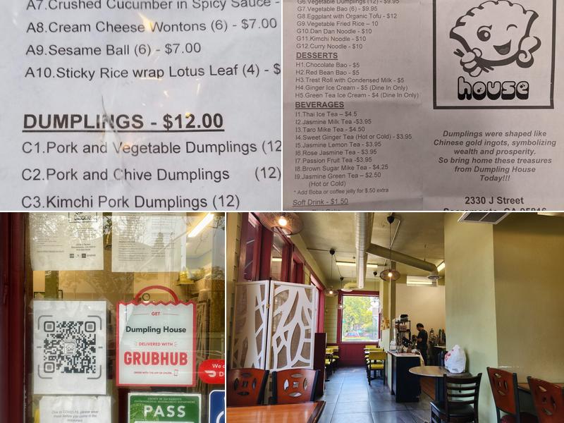 Dumpling House Menu