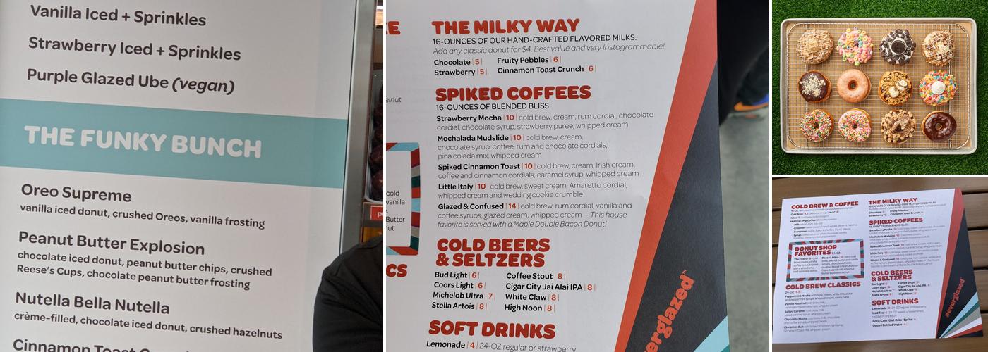 Everglazed Donuts & Cold Brew Menu