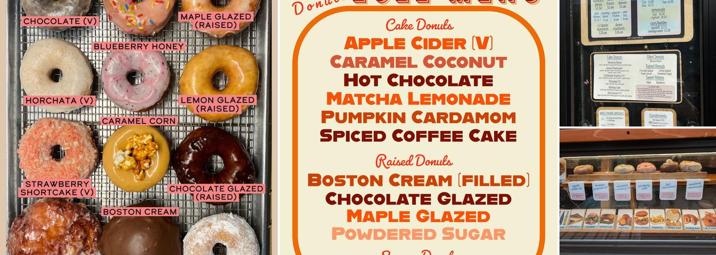 Okie Dokie Donuts Menu