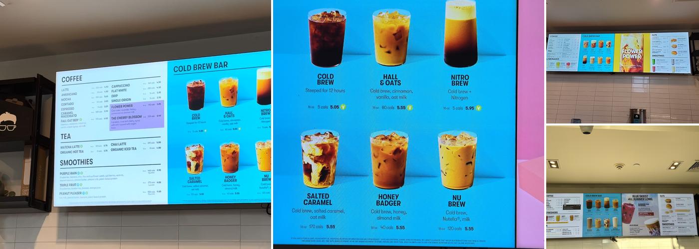 Gregorys Coffee Menu