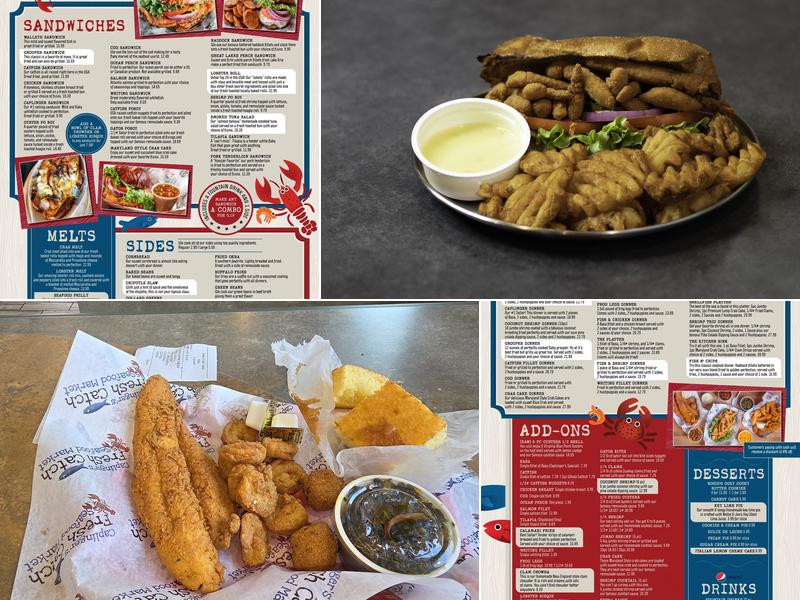 Caplingers Fresh Catch Menu