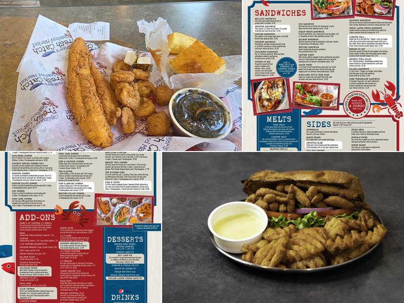 Caplingers Fresh Catch Menu