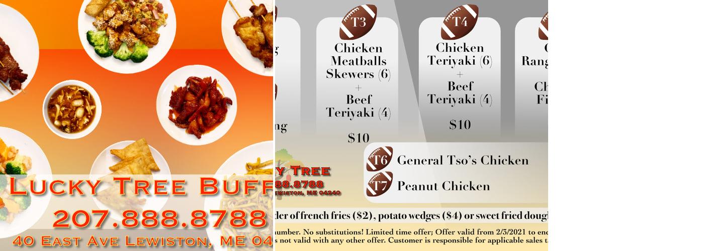 Lucky Tree Restaurant Menu