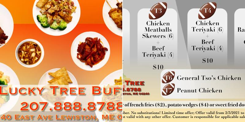 Lucky Tree Restaurant Menu