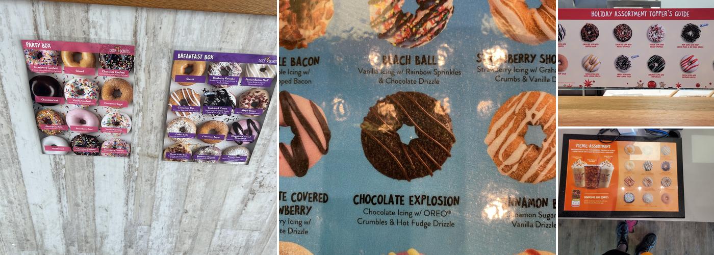 Duck Donuts Menu