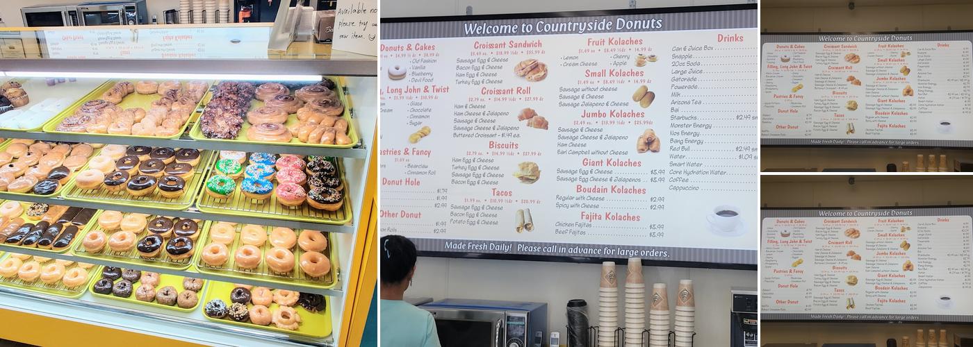 Countryside Donuts Menu