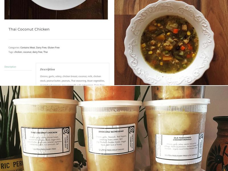 Primal Soup Company Menu