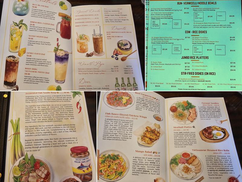Saigon Taste Menu
