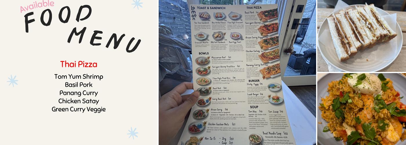 Lamoon Thai Cafe Menu