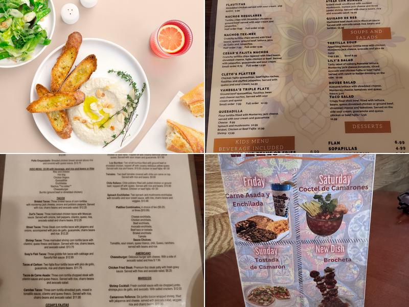Cesar's Mexican Grill Menu