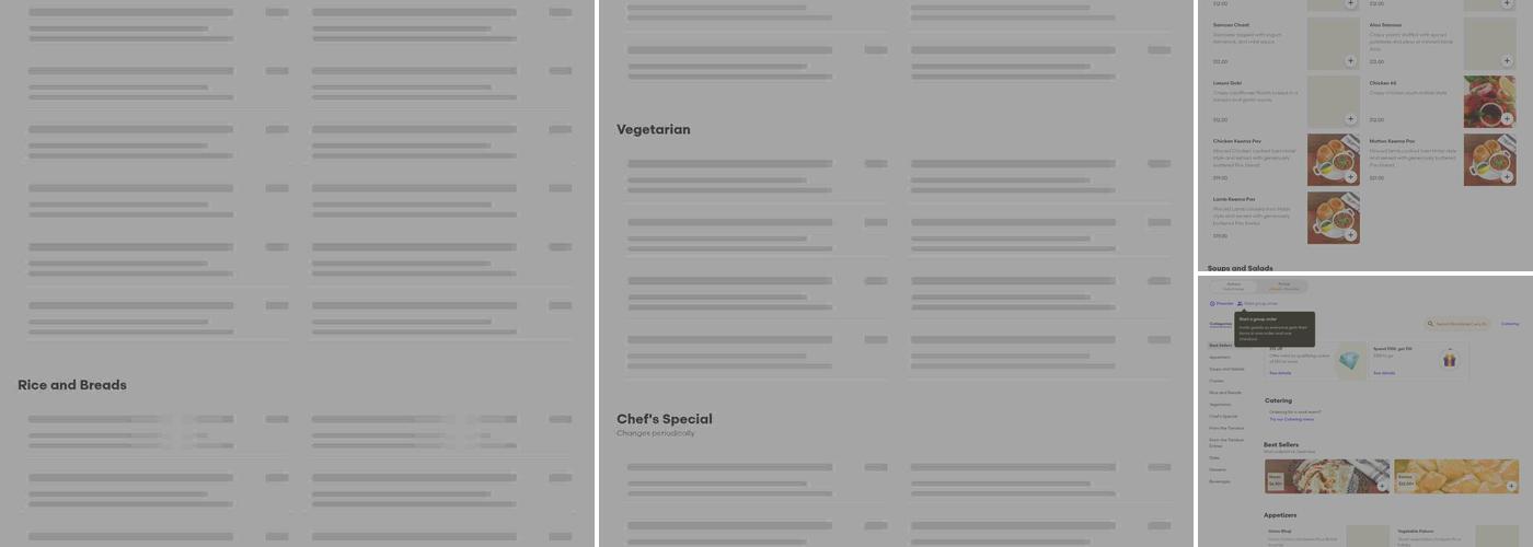 Bricklane Curry House, Jersey City, NJ. Menu