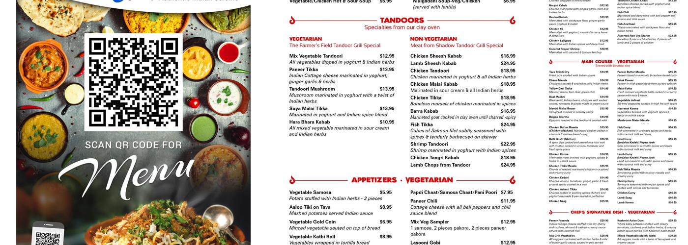 CURRY ZONE Menu