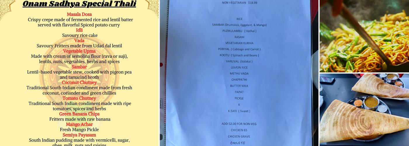 Mudpot South Indian Cuisine Menu