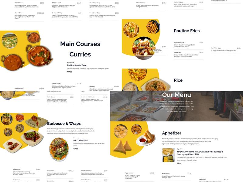 Spicefusion Menu