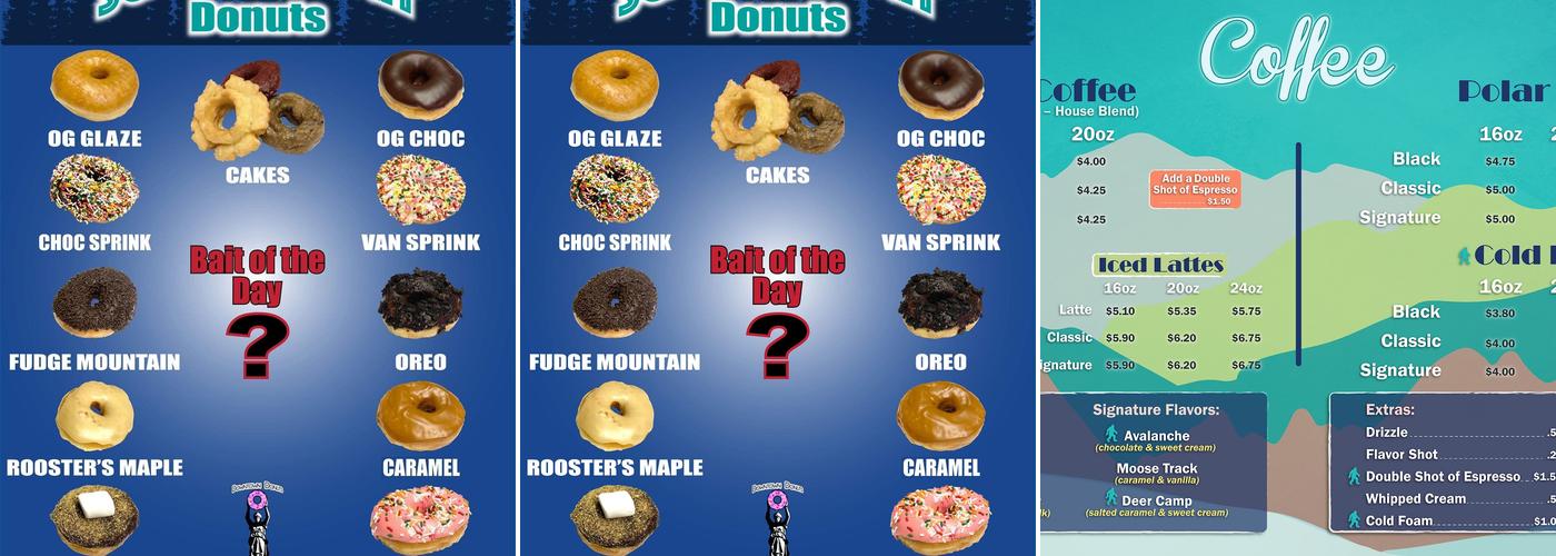 The Bean Bro Ozark Menu
