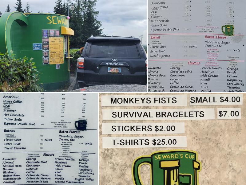 Seward’s Cup Menu