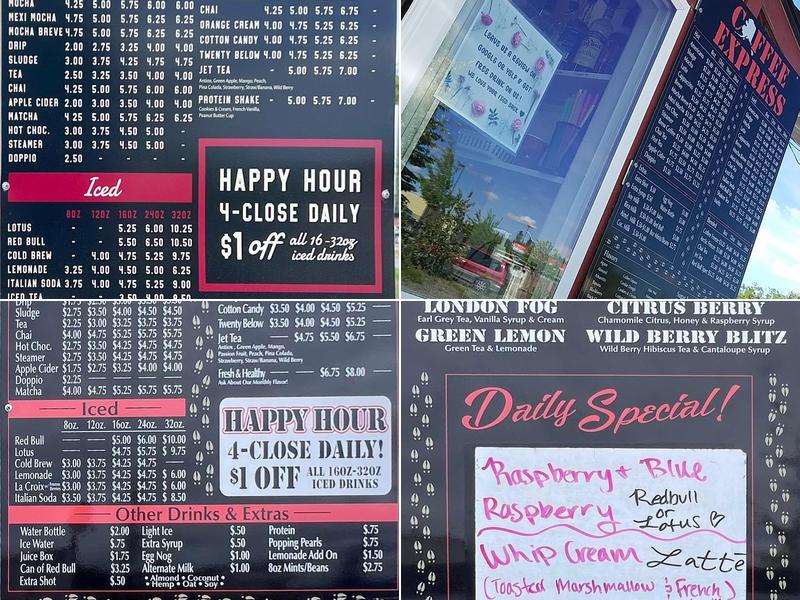 Coffee Express Menu