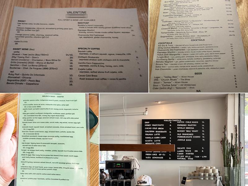Valentine Menu