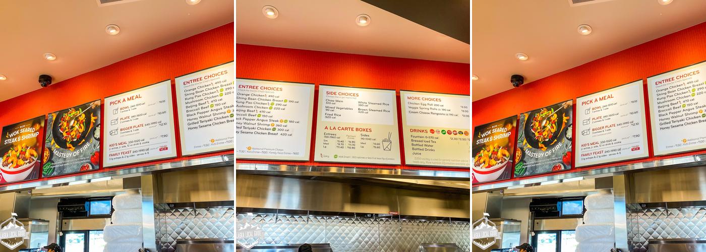 Panda Express Menu