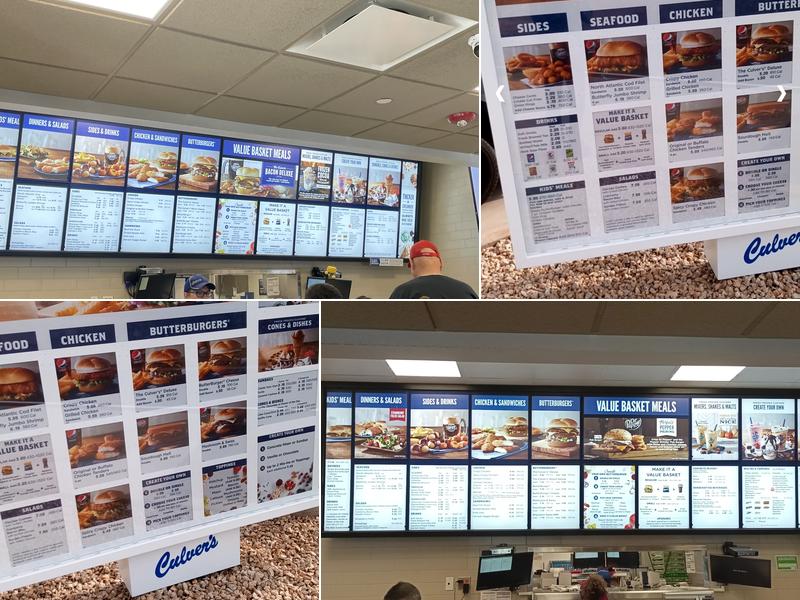 Culver’s Menu