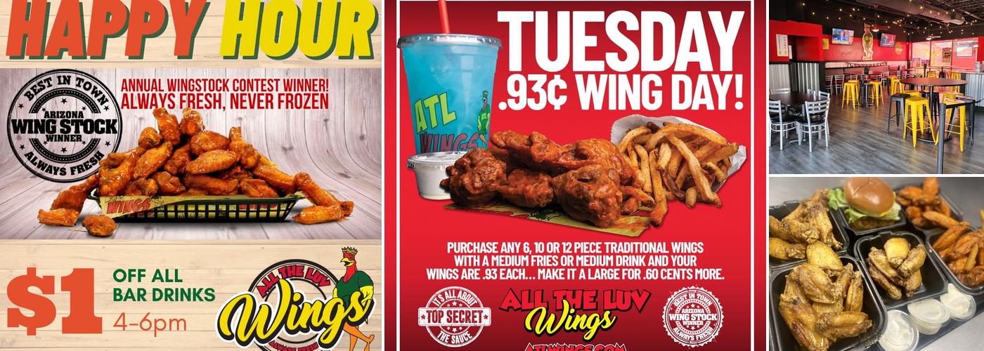 ATL Wings Menu