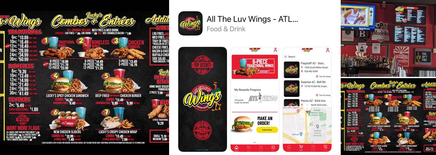 ATL Wings Menu