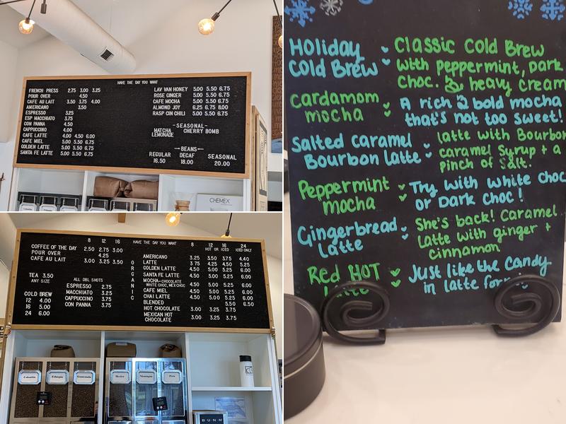 Common Grounds Menu