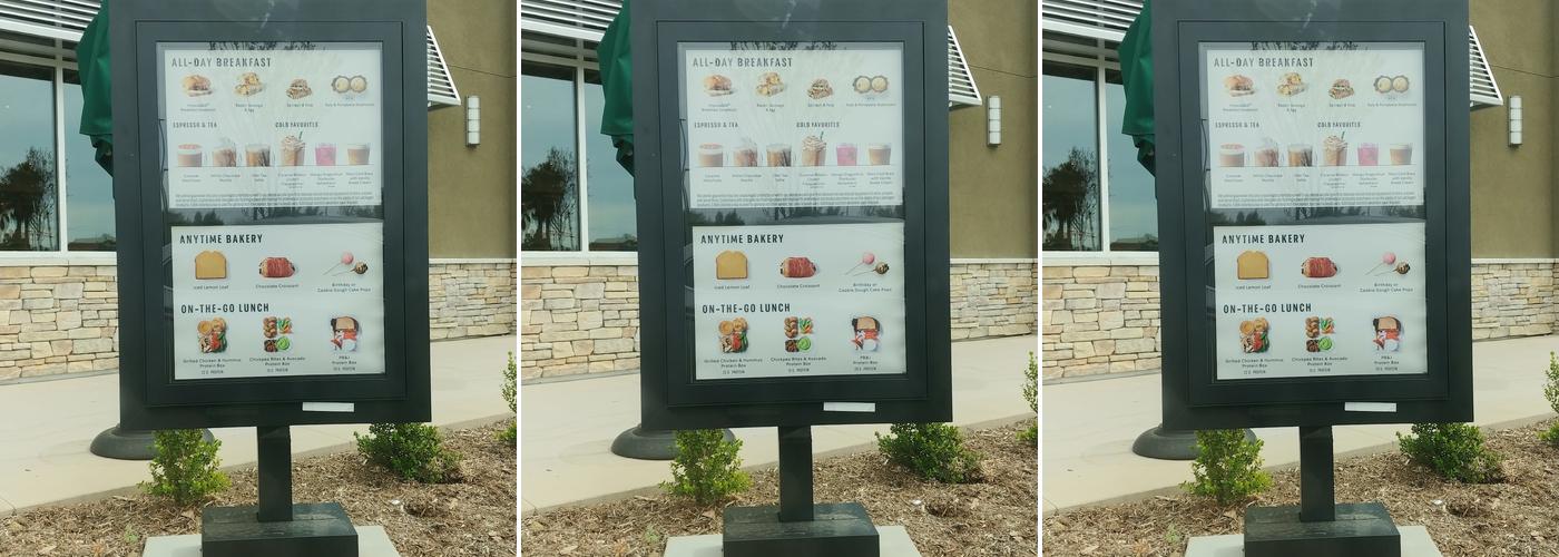 Starbucks Menu