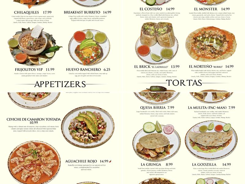 Tacos Los Desvelados Glendale Menu