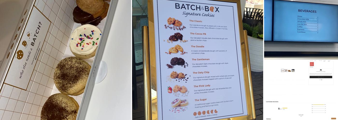 Batch & Box Menu