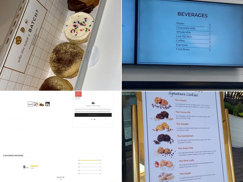 Batch & Box Menu