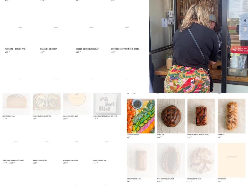 Jyan Isaac Bread Menu