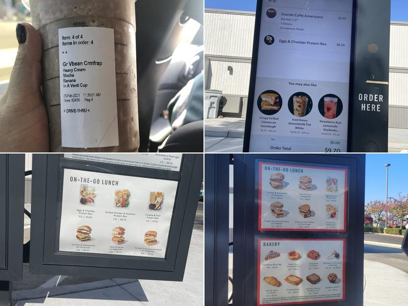 Starbucks Menu