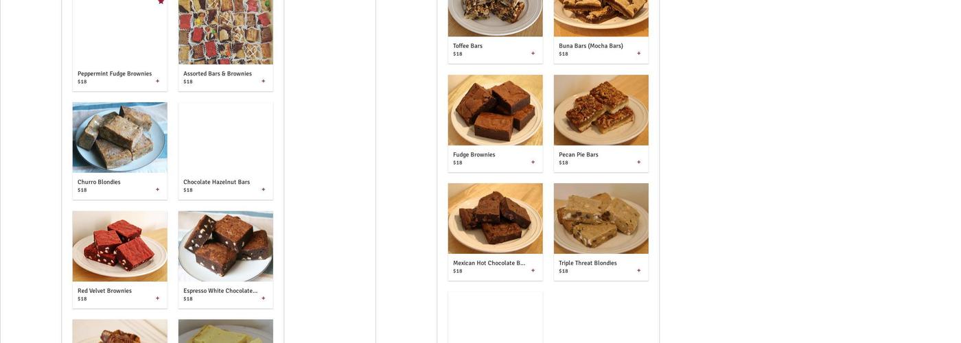 Beurre Pastry Shop Menu